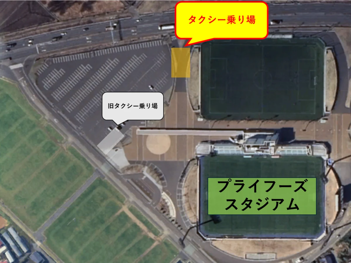 タクシー乗り場 案内図
