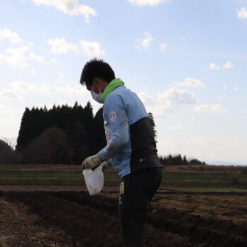【ホームタウン活動報告】十和田グリーンツーリズム 長芋収穫体験に参加いたしました